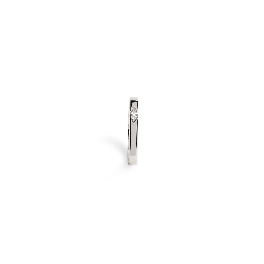 Modular 'Congiunzioni' point ring with marquise CONGIUNZIONI | AN1 CONP AU MRQAU18B CT 0,09